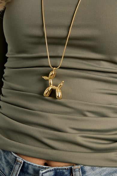 Edelstahl Lange Halsketten Tier Casual Täglich Einfache Serie frauen schmuck h5 Bild3